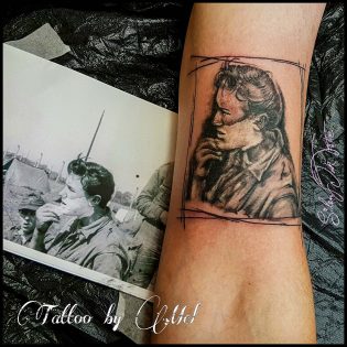 Silent Ink Tattoo, Portrait, Hannover, Mel,